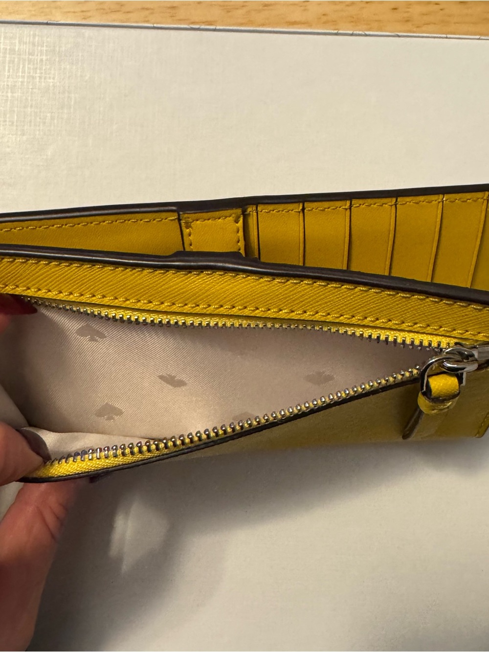 Kate Spade Yellow Leather Wallet - Picture 5 of 5